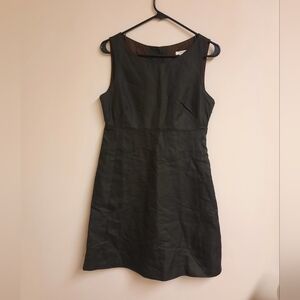 J Crew Cotton Dress With Buttons Down The Back